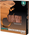 REPTO BACKGROUND BROWN 91x46x46