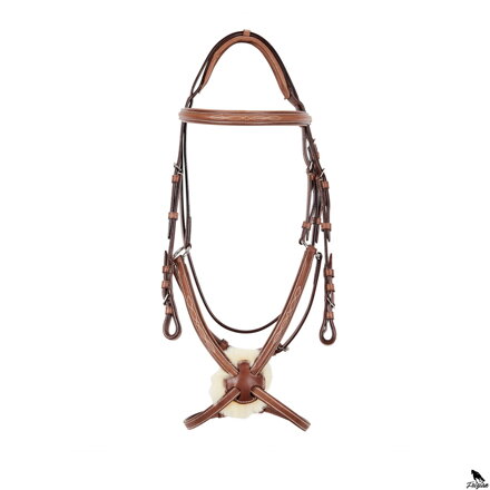 BRIDLE WITH MEXICAN NOSE sv.hnedá