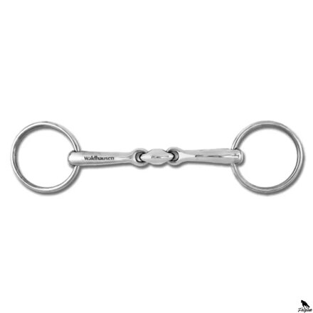 Snaffle Bit Double Jointed Solid 14mm