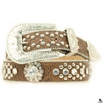 Western Women Belt Blazin Roxx Rhinestone